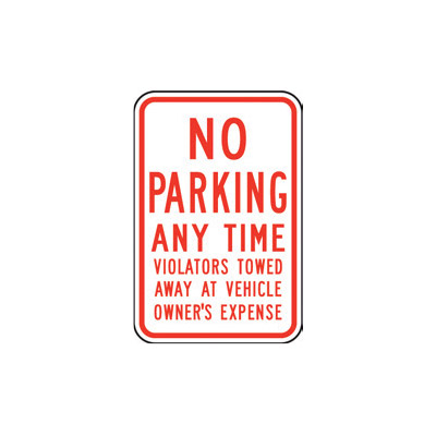 No Parking Sign