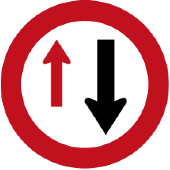 Right of Way Sign