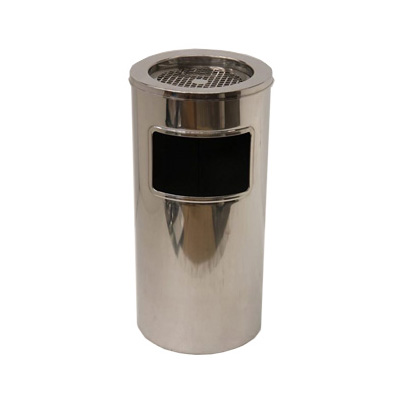 Rubbish Bin with Ashtray